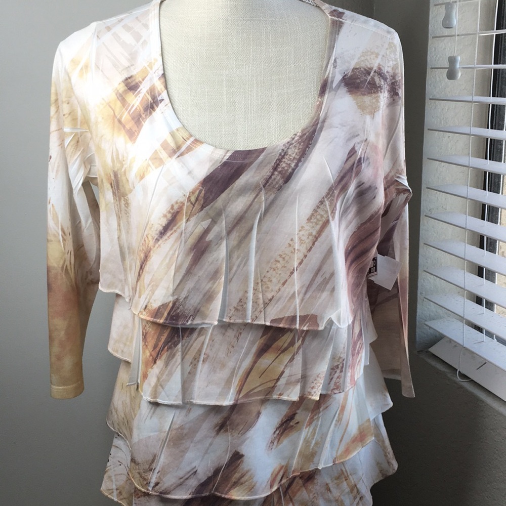Layered Coldwater creek  blouse